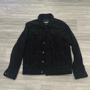 RSQ Men's Black Corduroy Jacket